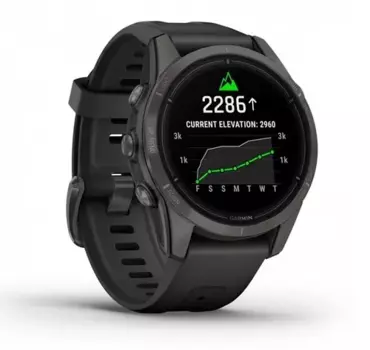Смарт-часы Garmin Epix Pro gen 2 Sapphire 42mm, 1.2" Amoled, черный (010-02802-15)