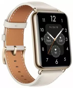Смарт-часы Huawei FIT 2 Classic Edition, 1.74" Amoled, белый/коричневый (YDA-B19V/55029265)