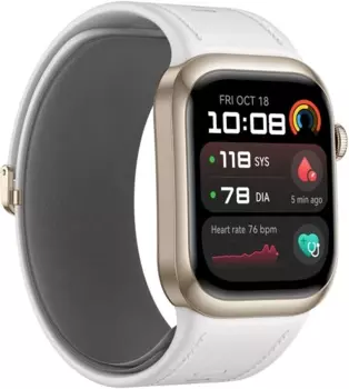 Смарт-часы Huawei WATCH D2, 1.82" Amoled, золотистый/белый (55020DJG)