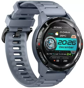 Смарт-часы Mibro GS Active, 1.3" Amoled, черный/серый (XPAW016GR)