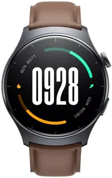 Смарт-часы Mibro Lite 3, 1.3" Amoled, серый/коричневый (XPAW020DG)