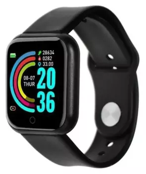 Смарт-часы red line W-02, 1.3" TFT, черный (УТ000023913)