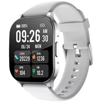 Смарт-часы WIFIT WiWatch S2, 1.96" Amoled, серебристый (WIF-WF007SI)