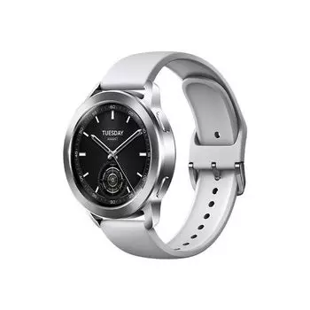 Смарт-часы Xiaomi Watch S3, 1.43" Amoled, серебристый (BHR7873GL)