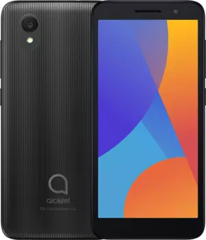 Смартфон Alcatel 1A (5033FP), 5" 480x960 TFT, MediaTek MT6739, 1Gb RAM, 32Gb, 3G/4G, Wi-Fi, BT, Cam, 2-Sim, 2000 мА⋅ч, Micro-USB, Android 11, черный (5033FP-2AALRU12)