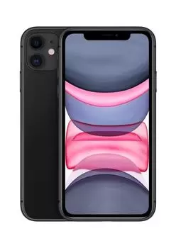 Смартфон Apple iPhone 11 A2221, 6.1" 828x1792 IPS, Apple A13 Bionic, 64Gb, 3G/4G, NFC, Wi-Fi, BT, 2xCam, 2-Sim, Lightning, iOS 13, черный (MHDA3VN/A)