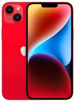 Смартфон Apple iPhone 14 Plus, 6.7" 2778x1284 OLED, Apple Apple A15 Bionic, 6Gb RAM, 256Gb, 3G/4G/5G, NFC, Wi-Fi, BT, 2xCam, 2-Sim, Lightning, iOS 16, красный (MQ3F3ZA/A)