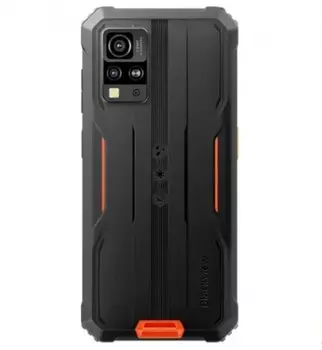 Смартфон Blackview BV4800 Pro, 6.56" 1612x720 IPS, Unisoc Tiger T606, 4Gb RAM, 128Gb, 3G/4G, NFC, Wi-Fi, BT, 2xCam, 2-Sim, 5180 мАч, USB Type-C, Android 14, оранжевый, ударопрочный корпус