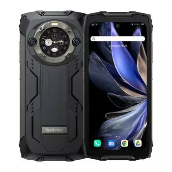 Смартфон Blackview BV9300 Pro, 6.7" 1080x2388 IPS, MediaTek Helio G99, 12Gb RAM, 256Gb, 3G/4G, NFC, Wi-Fi, BT, 2xCam, 2-Sim, 15.1 А·ч, USB Type-C, Android 13, черный (BV9300PRO-12256BLA)
