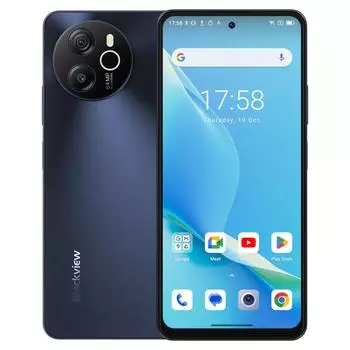 Смартфон Blackview SHARK 8, 6.8" 2460x1080 IPS, MediaTek Helio G99, 8Gb RAM, 256Gb, 3G/4G, NFC, Wi-Fi, BT, 2xCam, 2-Sim, 5180 мАч, USB Type-C, Android 13, серый (BVSHARK8-8256GRY)