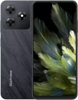 Смартфон Blackview Wave 8, 6.56" 1612x720 IPS, Unisoc Tiger T606, 4Gb RAM, 128Gb, 3G/4G, Wi-Fi, BT, 2xCam, 2-Sim, 5000 мАч, USB Type-C, Android 14, черный