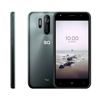 Смартфон BQ 5031G Fun, 5" 720x1280 IPS, Unisoc SC7731E, 1Gb RAM, 8Gb, 3G, Wi-Fi, BT, Cam, 2-Sim, 2000 мА⋅ч, Micro-USB, Android 10 Go, серый
