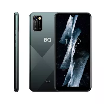 Смартфон BQ 6051G Soul, 6.09" 720x1560 IPS, Unisoc SC7731E, 1Gb RAM, 16Gb, 3G, Wi-Fi, BT, Cam, 2-Sim, 3000 мА⋅ч, Micro-USB, Android 11 Go, черный/серый