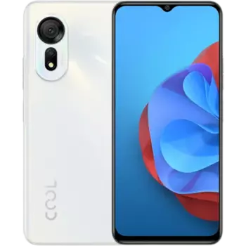 Смартфон COOLPAD COOL 20S, 6.58" 2408x1080 IPS, MediaTek Dimensity 700, 6Gb RAM, 128Gb, 3G/4G/5G, Wi-Fi, BT, Cam, 2-Sim, 4500 мАч, USB Type-C, Android 13, белый (A10400166)