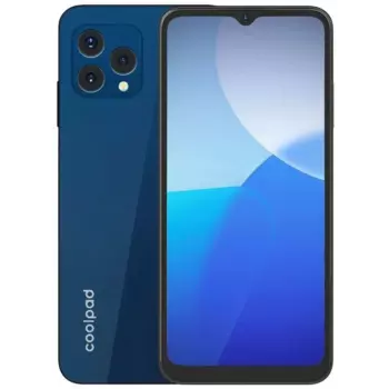 Смартфон COOLPAD CP12, 6.52" 720x1600 IPS, Unisoc SC9863A, 4Gb RAM, 128Gb, 3G/4G, Wi-Fi, BT, 2xCam, 2-Sim, 4500 мАч, USB Type-C, Android 13, синий (A10400064)
