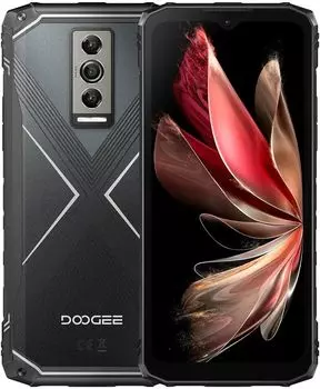 Смартфон DOOGEE Blade 10 Pro, 6.56" 1612x720 IPS, Unisoc Tiger T606, 6Gb RAM, 256Gb, 3G/4G, NFC, Wi-Fi, BT, 3xCam, 2-Sim, 5.15 А·ч, USB Type-C, Android 14, черный/серебристый, ударопрочный корпус (DOO-BL10PRO-6256MIS)
