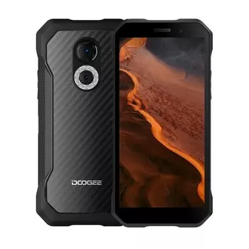 Смартфон DOOGEE S61, 6" 720x1440 IPS, MediaTek Helio G35, 6Gb RAM, 64Gb, 3G/4G, NFC, Wi-Fi, BT, 2xCam, 2-Sim, 5180 мА⋅ч, USB Type-C, Android 12, черный