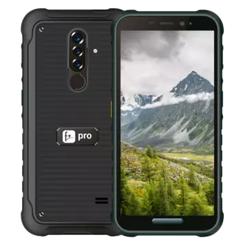 Смартфон F+ R570E, 5.7" 1440x720 IPS, MediaTek Helio A25, 4Gb RAM, 64Gb, 3G/4G, NFC, Wi-Fi, BT, 3xCam, 2-Sim, 5000 мАч, USB Type-C, Android 13, черный, ударопрочный корпус (R570E_CN_AND13_GMS)