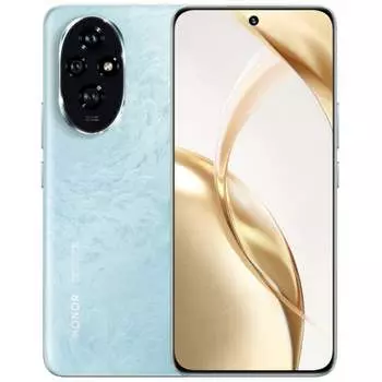 Смартфон Honor 200, 6.7" 2664x1200 OLED, Qualcomm Snapdragon 7 Gen 3, 12Gb RAM, 512Gb, 3G/4G/5G, NFC, Wi-Fi, BT, 3xCam, 2-Sim, 5.2 А·ч, USB Type-C, Android 14, зеленый (5109BFKJ)