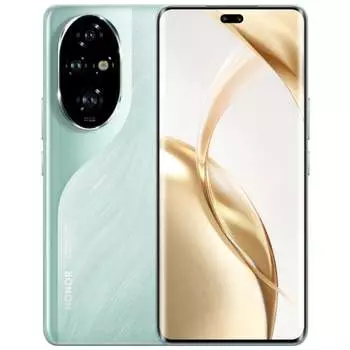 Смартфон Honor 200 Pro, 6.78" 2700x1224 OLED, Qualcomm Snapdragon 8s Gen 3, 12Gb RAM, 512Gb, 3G/4G/5G, NFC, Wi-Fi, BT, 3xCam, 2-Sim, 5.2 А·ч, USB Type-C, Android 14, зеленый (5109BFUG)