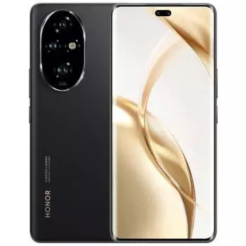 Смартфон Honor 200 Pro, 6.78" 2700x1224 OLED, Qualcomm Snapdragon 8s Gen 3, 12Gb RAM, 512Gb, 3G/4G/5G, NFC, Wi-Fi, BT, 3xCam, 2-Sim, 5.2 А·ч, USB Type-C, Android 14, черный (5109BFUE)