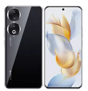 Смартфон Honor 90, 6.7" 2664x1200 AMOLED, Qualcomm Snapdragon 7 Gen 1, 8Gb RAM, 256Gb, 3G/4G/5G, NFC, Wi-Fi, BT, 3xCam, 2-Sim, 5000 мАч, USB Type-C, Android 13, черный (5109ATRL)
