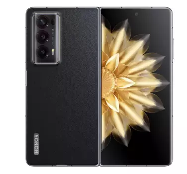 Смартфон Honor Magic V2, 7.92" 2344x2156 AMOLED, Qualcomm Snapdragon 8 Gen 2, 16Gb RAM, 512Gb, 3G/4G/5G, NFC, Wi-Fi, BT, 3xCam, 2-Sim, 5000 мАч, USB Type-C, Android 13, черный (5109BBXQ)
