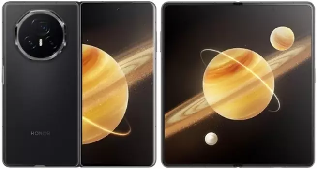 Смартфон Honor Magic V3, 7.92" 2344x2156 AMOLED, Qualcomm Snapdragon 8 Gen 3, 12Gb RAM, 512Gb, 3G/4G/5G, NFC, Wi-Fi, BT, 3xCam, 2-Sim, 5.15 А·ч, USB Type-C, Android 14, черный (5109BJNV)