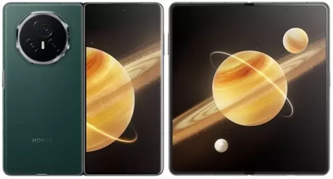 Смартфон Honor Magic V3, 7.92" 2344x2156 AMOLED, Qualcomm Snapdragon 8 Gen 3, 12Gb RAM, 512Gb, 3G/4G/5G, NFC, Wi-Fi, BT, 3xCam, 2-Sim, 5.15 А·ч, USB Type-C, Android 14, зеленый (5109BJPC)