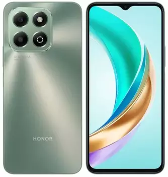 Смартфон Honor X6b, 6.56" 1612x720 IPS, MediaTek Helio G85, 4Gb RAM, 128Gb, 3G/4G, NFC, Wi-Fi, BT, 2xCam, 2-Sim, 5100 мАч, USB Type-C, Android 14, зеленый (5109BGFV)