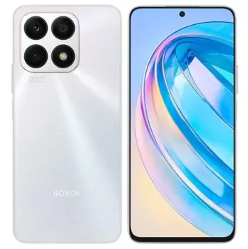 Смартфон Honor X8a, 6.7" 1080x2388 IPS, MediaTek Helio G88, 6Gb RAM, 128Gb, 3G/4G, NFC, Wi-Fi, BT, 3xCam, 2-Sim, 4500 мА⋅ч, USB Type-C, Android 12, серебристый (5109APCS)