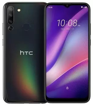Смартфон HTC Wildfire E3, 6.52" 720x1600 IPS, MediaTek Helio P22, 4Gb RAM, 128Gb, 3G/4G, Wi-Fi, BT, 4xCam, 2-Sim, 4000mAh, USB Type-C, Android 10, черный (WILDFARE E3)