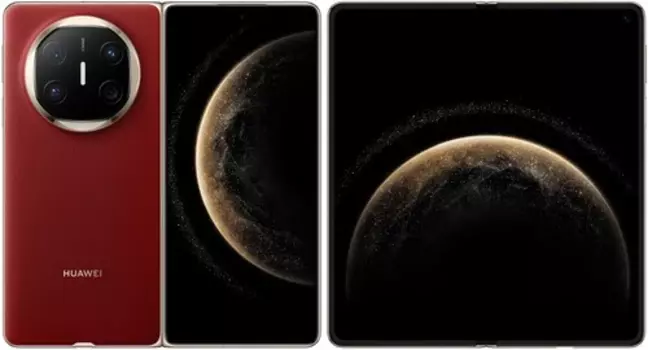 Смартфон Huawei Mate X6, 7.93" 2440x2240 AMOLED, HiSilicon Kirin 9020, 12Gb RAM, 512Gb, 3G/4G/5G, NFC, Wi-Fi, BT, 4xCam, 2-Sim, 5.11 А·ч, USB Type-C, EMUI 15, красный (51098DDC)