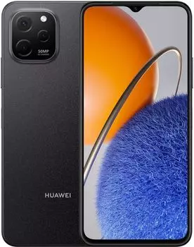 Смартфон Huawei Nova Y61, 6.52" 1600x720 IPS, 4Gb RAM, 128Gb, 3G/4G, NFC, Wi-Fi, BT, 3xCam, 2-Sim, 5000 мАч, USB Type-C, Android, черный (51097SXA)