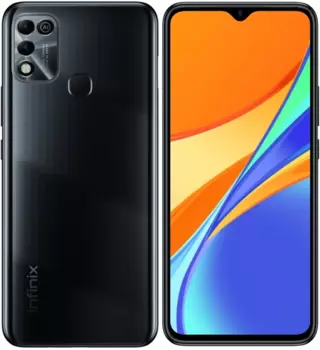 Смартфон Infinix HOT 11 PLAY, 6.82" 720x1640 IPS, MediaTek Helio G35, 4Gb RAM, 64Gb, 3G/4G, Wi-Fi, BT, 2xCam, 2-Sim, 6000mAh, Micro-USB, Android 11, черный