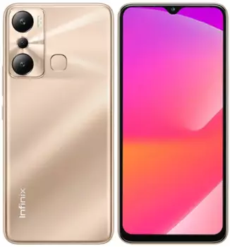 Смартфон Infinix HOT 20i, 6.6" 720x1612 IPS, MediaTek Helio G25, 4Gb RAM, 128Gb, 3G/4G, Wi-Fi, BT, 3xCam, 2-Sim, 5000 мА⋅ч, Micro-USB, Android 12, золотистый (4895180787720)