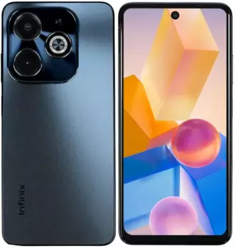 Смартфон Infinix Hot 40i, 6.56" 1612x720 IPS, Unisoc Tiger T606, 8Gb RAM, 256Gb, 3G/4G, NFC, Wi-Fi, BT, 2xCam, 2-Sim, 5000 мАч, USB Type-C, Android 13, черный (10049758)