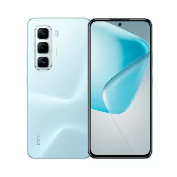Смартфон Infinix HOT 50 Pro, 6.78" 2460x1080 AMOLED, MediaTek Helio G100, 8Gb RAM, 128Gb, 3G/4G, NFC, Wi-Fi, BT, 2xCam, 2-Sim, 5000 мАч, USB Type-C, Android 14, синий (10065049)