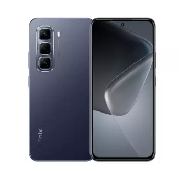 Смартфон Infinix HOT 50 Pro, 6.78" 2460x1080 AMOLED, MediaTek Helio G100, 8Gb RAM, 128Gb, 3G/4G, NFC, Wi-Fi, BT, 2xCam, 2-Sim, 5000 мАч, USB Type-C, Android 14, черный (10065047)