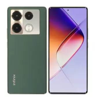 Смартфон Infinix NOTE 40 PRO, 6.78" 2460x1080 AMOLED, MediaTek Helio G99, 8Gb RAM, 256Gb, 3G/4G, NFC, Wi-Fi, BT, 3xCam, 2-Sim, 5000 мАч, USB Type-C, Android 13, зеленый