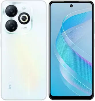 Смартфон Infinix SMART 8, 6.6" 720x1612 IPS, Unisoc Tiger T606, 3Gb RAM, 64Gb, 3G/4G, Wi-Fi, BT, 2xCam, 2-Sim, 5000 мАч, USB Type-C, Android 13, белый (10047430)