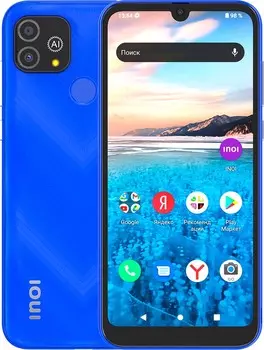 Смартфон INOI A62, 6.1" 720x1560 IPS, Unisoc SC9832E, 2Gb RAM, 64Gb, 3G/4G, Wi-Fi, BT, 2xCam, 2-Sim, 3500 мАч, USB Type-C, Android 12, зеленый