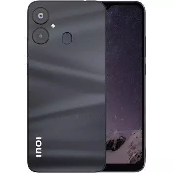 Смартфон INOI A63, 6.5" 720x1600 IPS, Unisoc SC9863A, 3Gb RAM, 64Gb, 3G/4G, Wi-Fi, BT, 2xCam, 2-Sim, 5000 мАч, USB Type-C, Android 12, черный