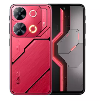 Смартфон ITEL P65, 6.7" 1612x720 IPS, Unisoc Tiger T615, 6Gb RAM, 256Gb, 3G/4G, NFC, Wi-Fi, BT, 2xCam, 2-Sim, 5000 мАч, USB Type-C, Android 14, красный