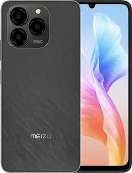 Смартфон Meizu Note 21, 6.74" 1600x720 IPS, Unisoc Tiger T606, 8Gb RAM, 256Gb, 3G/4G, NFC, Wi-Fi, BT, 2xCam, 2-Sim, 5000 мАч, USB Type-C, Android 14, черный (83.45.44502517RU)