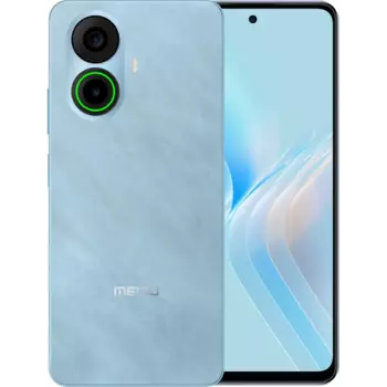 Смартфон Meizu Note 21 Pro, 6.78" 2400x1080 IPS, MediaTek Helio G99, 8Gb RAM, 256Gb, 3G/4G, NFC, Wi-Fi, BT, 2xCam, 2-Sim, 5000 мАч, USB Type-C, Android 14, голубой (83.46.44605507OS)