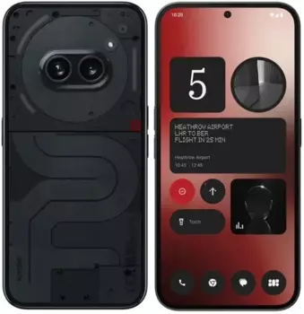 Смартфон Nothing Phone 2a, 6.7" 2412x1084 AMOLED, MediaTek Dimensity 7200 Pro, 8Gb RAM, 128Gb, 3G/4G/5G, NFC, Wi-Fi, BT, 2xCam, 2-Sim, 5000 мАч, USB Type-C, Android 13, черный (A10400068)