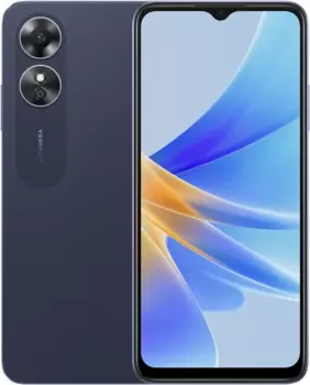 Смартфон OPPO A17, 6.56" 720x1612 IPS, MediaTek Helio G35, 4Gb RAM, 64Gb, 3G/4G, Wi-Fi, BT, 2xCam, 2-Sim, 5000 мА⋅ч, Micro-USB, Android, черный
