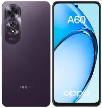 Смартфон OPPO A60, 6.67" 1604x720 IPS, Qualcomm Snapdragon 680, 8Gb RAM, 256Gb, 3G/4G, NFC, Wi-Fi, BT, 2xCam, 2-Sim, 5000 мАч, USB Type-C, Android 14, фиолетовый