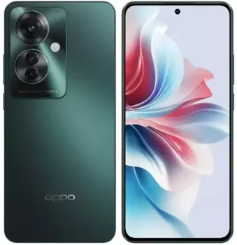 Смартфон OPPO Reno11 F 5G, 6.7" 1080x2412 AMOLED, MediaTek Dimensity 7050, 8Gb RAM, 256Gb, 3G/4G/5G, NFC, Wi-Fi, BT, 3xCam, 2-Sim, 5000 мАч, USB Type-C, Android 14, зеленый